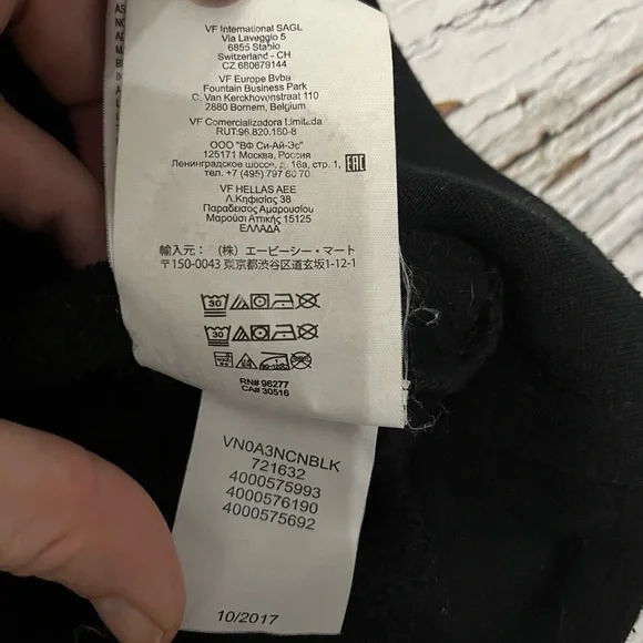 Vans off the wall since 1966 black pullover sweatshirt size small - Picture 5 of 6